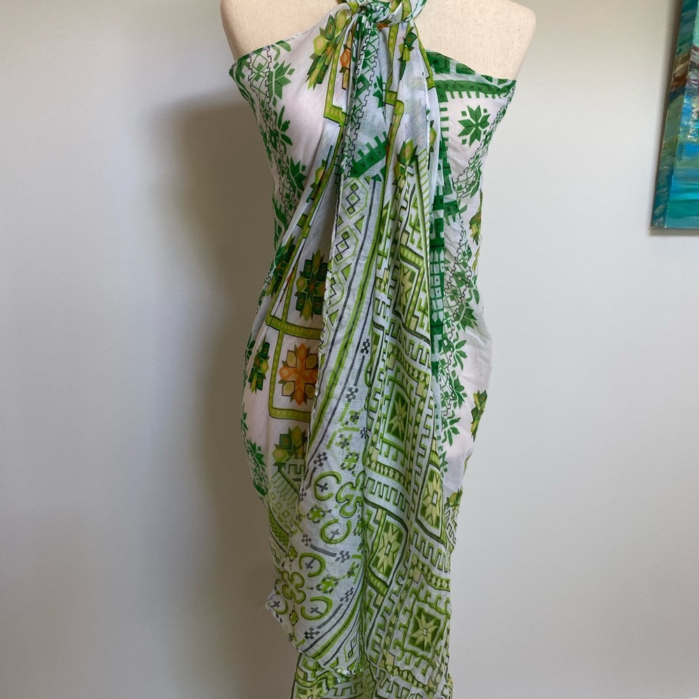 Multi Function Scarf Large Sarong Or Accessory - image 7